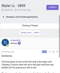 Escorts Winnipeg, Manitoba Skylar
