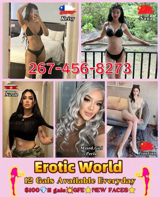 Escorts Philadelphia, Pennsylvania 12 Gals Available Everyday