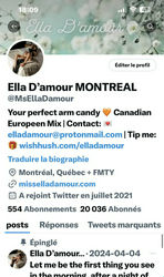 Escorts Montreal, Quebec Ella