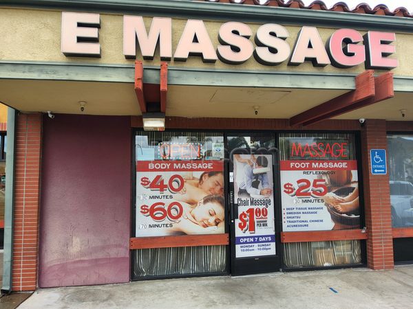 Massage Parlors El Cajon, California E Massage
