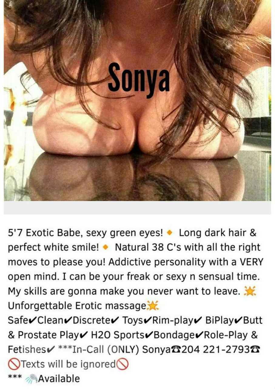 Escorts Winnipeg, Manitoba SONYA