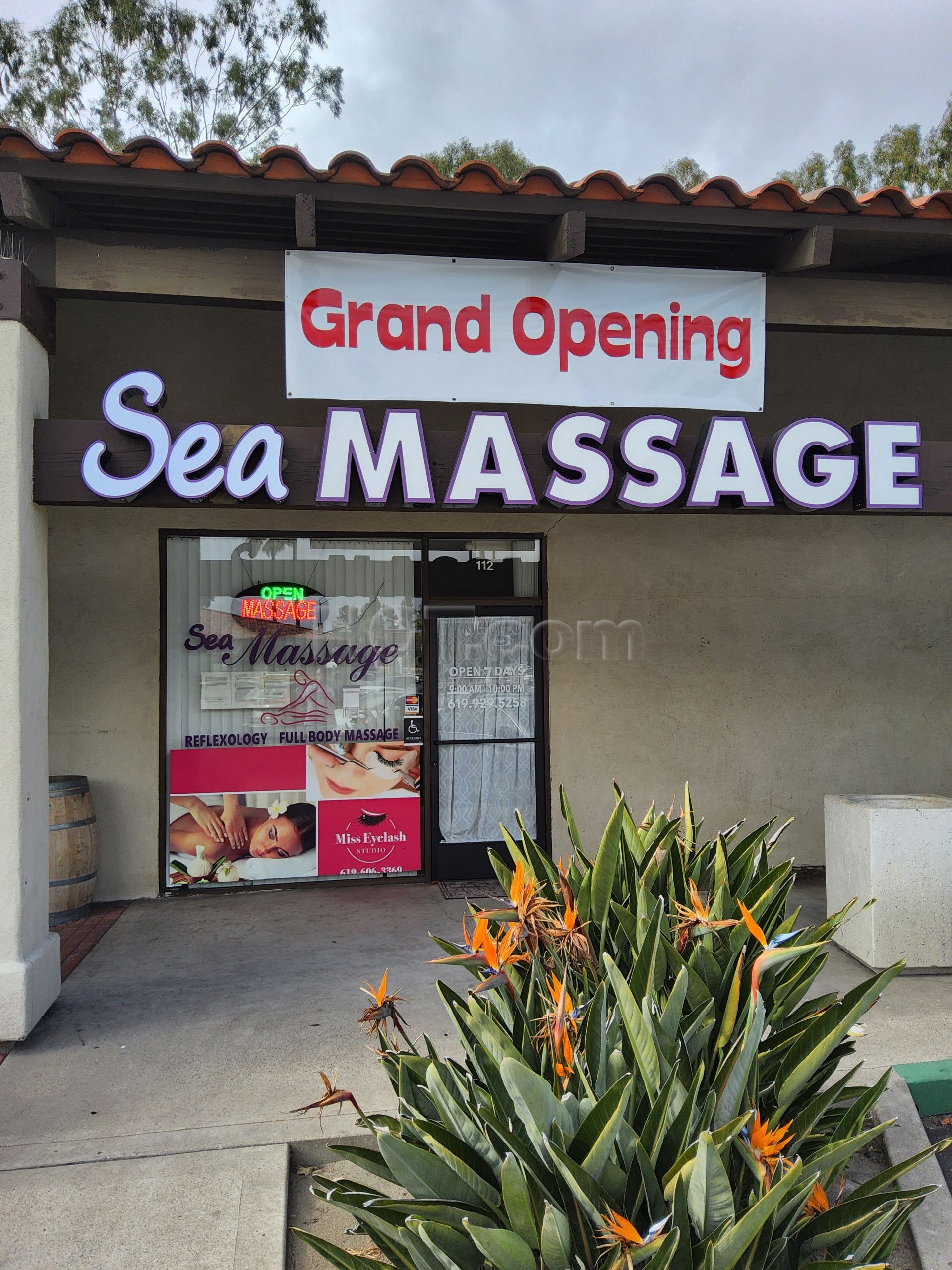 San Diego, California Sea Massage