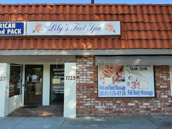 Massage Parlors Burbank, California Lily's Foot Spa