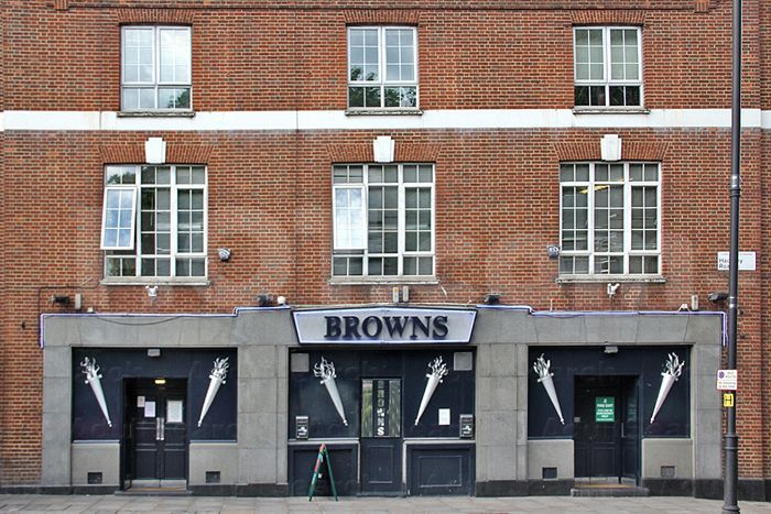 London, England Browns - Gentlemens Club