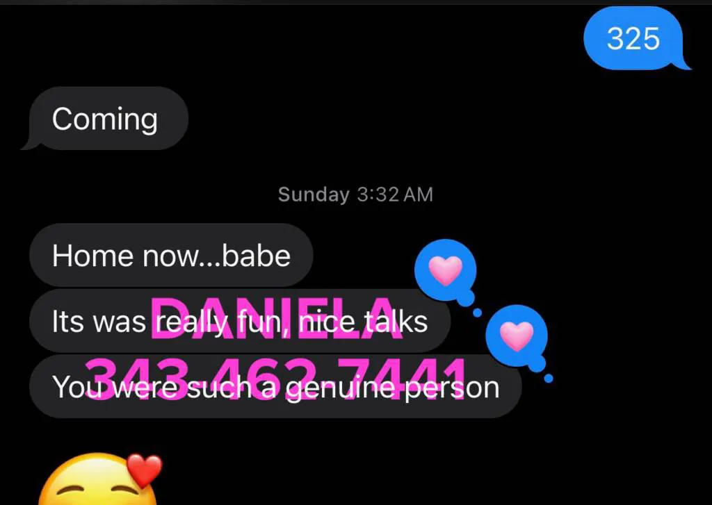 Escorts Owen Sound, Ontario Daniela ONLINE ONLY