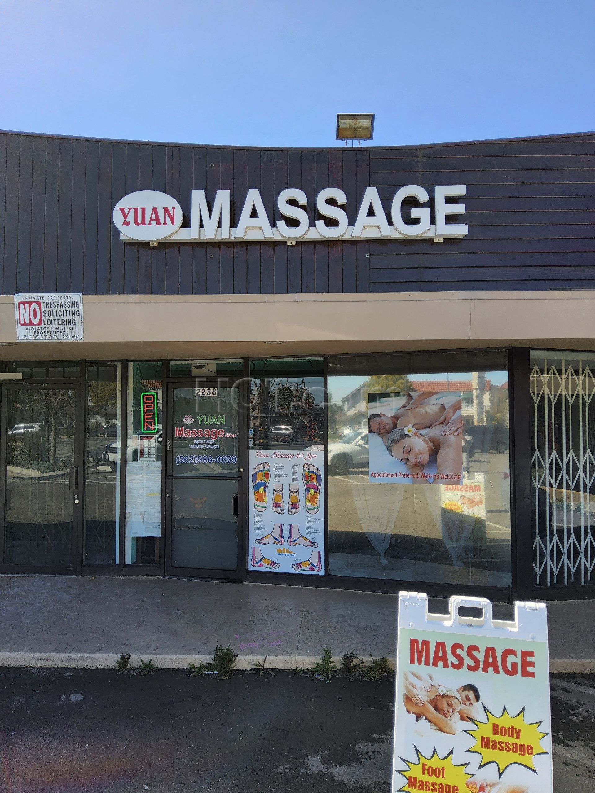 Long Beach, California Yuan Massage & Spa