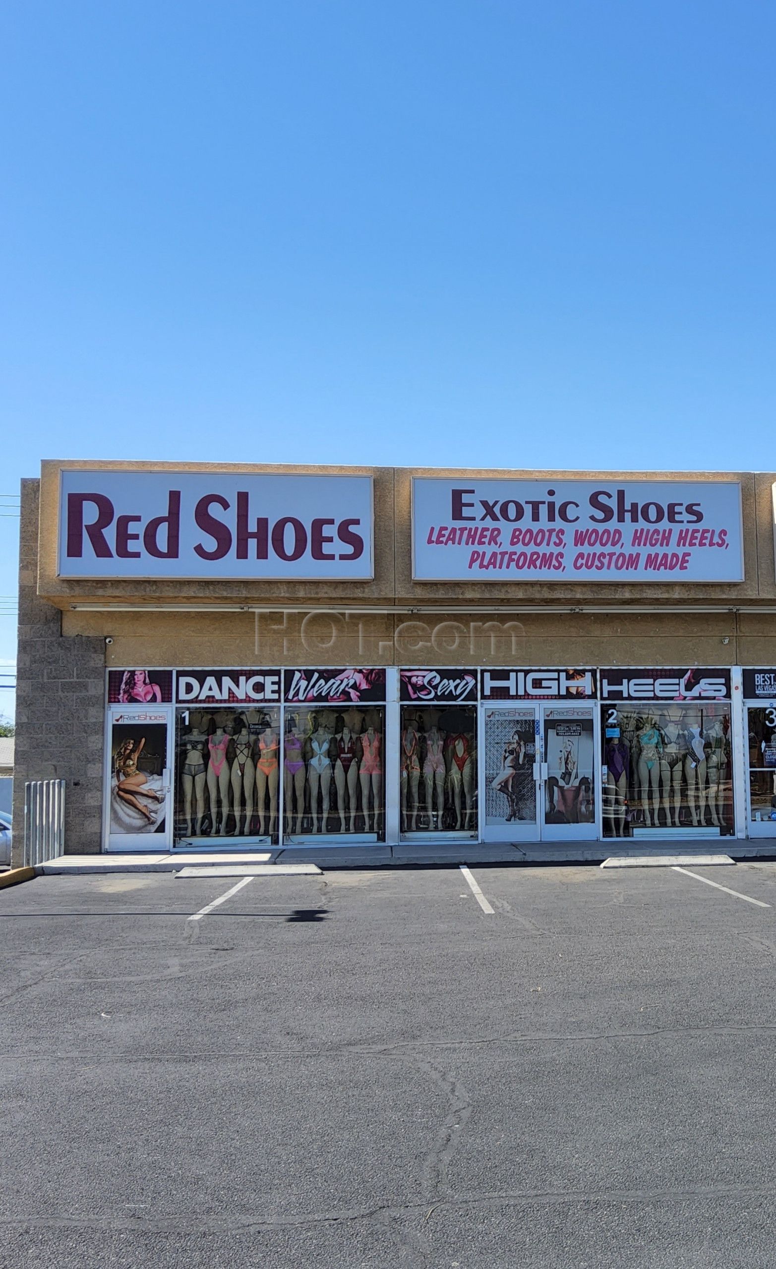 Las Vegas, Nevada Red Shoes - Exotic Shoes and Wear