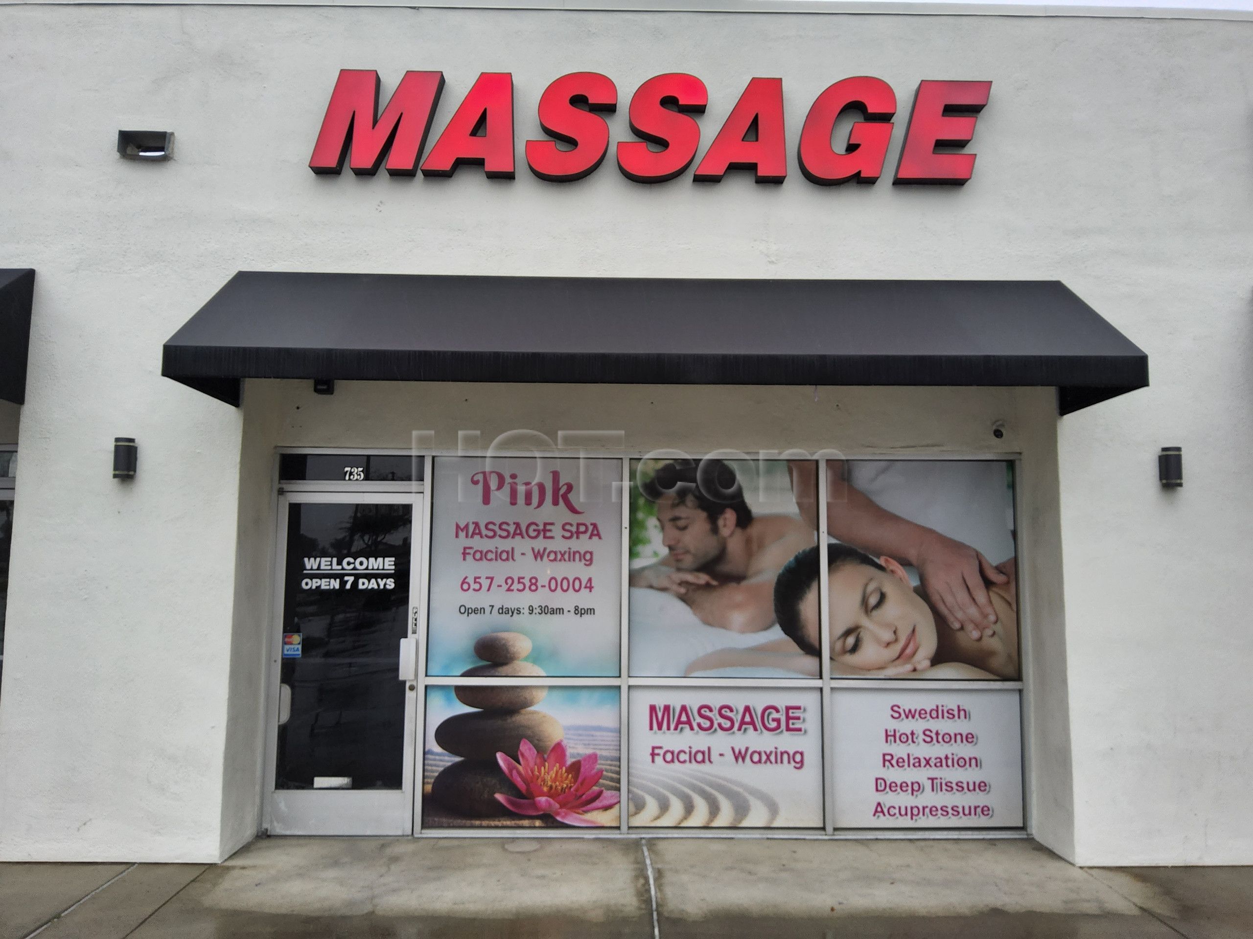 Fullerton, California Pink Massage Spa