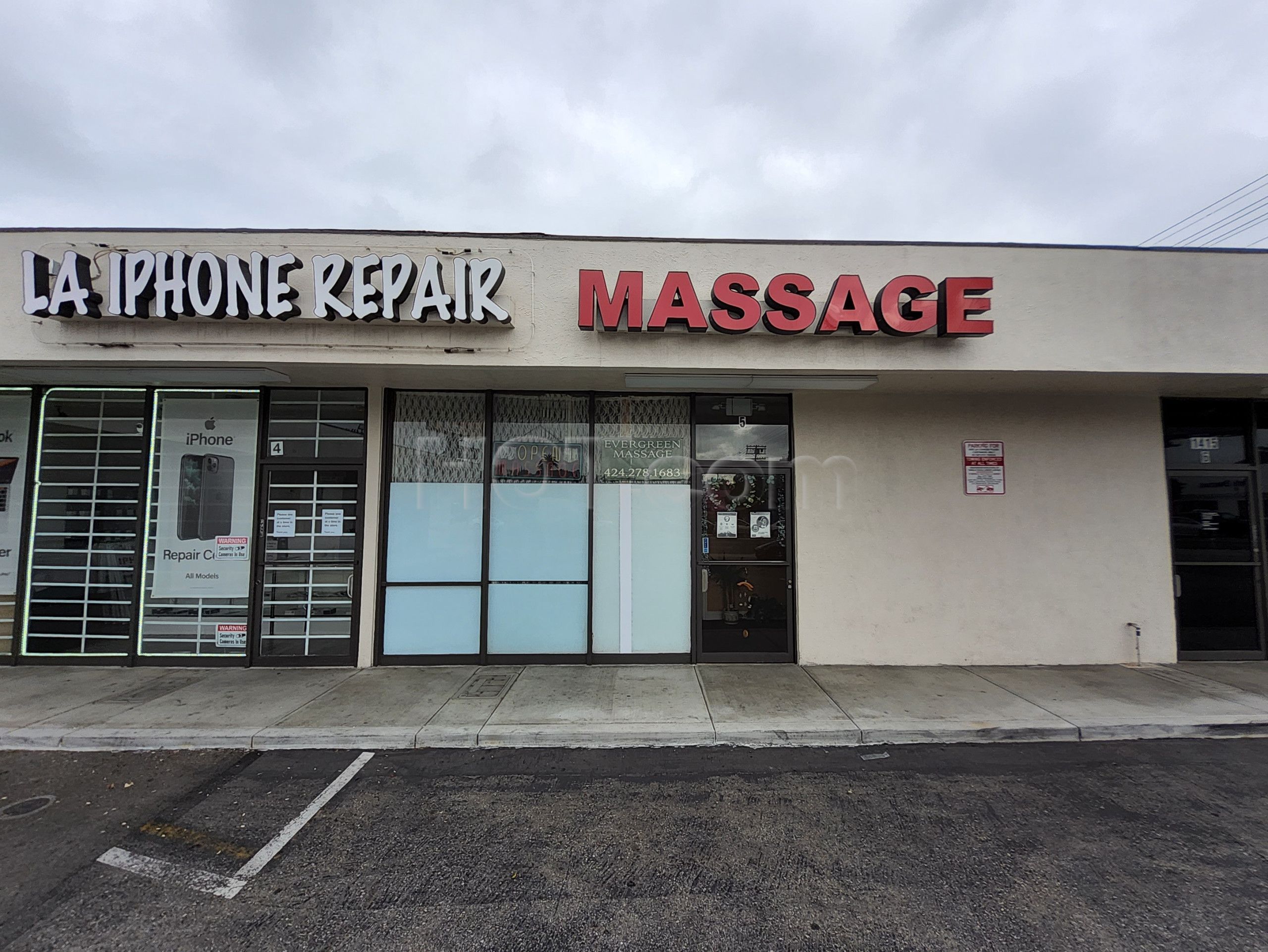 Los Angeles, California Evergreen Massage